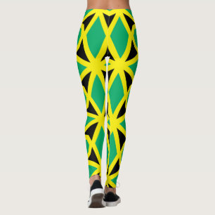 Jamaica vlag patroon leggings