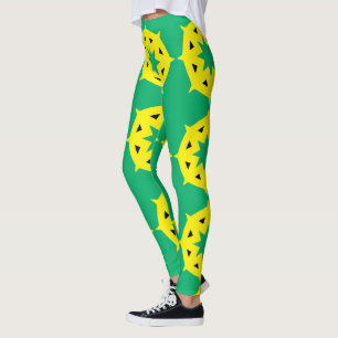 Jamaica vlag patroon leggings