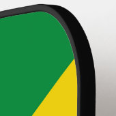 Jamaica vlag pickleball paddle (Links Detail)