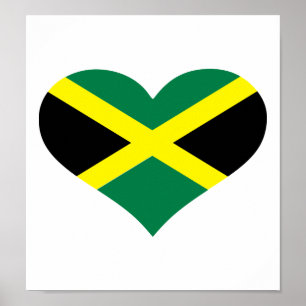 Jamaica vlag poster