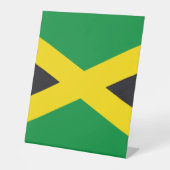 Jamaica vlag reclamebord met voetstuk (Voorkant)