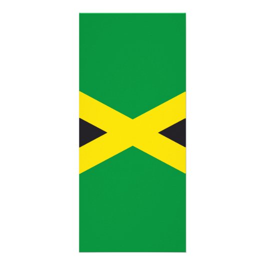 Jamaica vlag reclamekaart (Voorkant)
