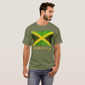 jamaica - vlag - reggae - wortels t-shirt (Voorkant volledig)