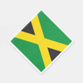 Jamaica vlag servet (Hoek)