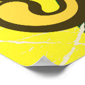 Jamaica vlag vintage poster (Hoek)