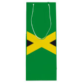Jamaica vlag wijn cadeautas (Achterkant)