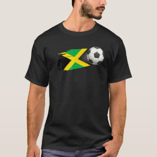 Jamaica Voetbal Jamaica Flag Jersey - Jamaicaan T-shirt