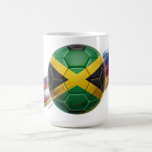 Jamaica Voetbal Stadionklaar Fan Uitrusting Koffiemok
