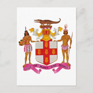 Jamaica wapenschild briefkaart