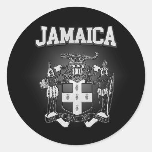 Jamaica wapenstilstand ronde sticker