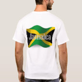 Jamaica Waving Flag T-shirt (Achterkant)