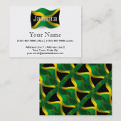 Jamaica Waving Flag Visitekaartje (Voorkant / Achterkant)