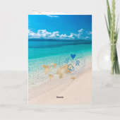 Jamaica Wedding Destination Passport Map Invitati (Achterkant)