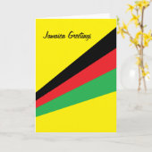 Jamaica wenskaarten kaart (Gele Bloem)
