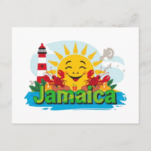 Jamaica ya mon briefkaart (Voorkant)