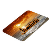 Jamaica-zonsondergang Magneet (Linkerzijde)