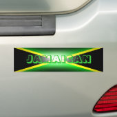 Jamaicaan Jamaica Bumpersticker (Op auto)