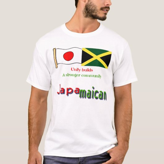 Jamaicaan-japanese t-shirts (Voorkant)