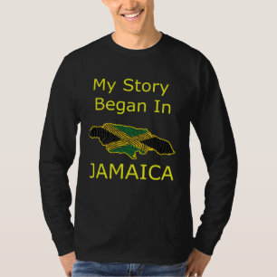 Jamaicaans 2022 Mijn verhaal begon in Jamaica Ving T-shirt