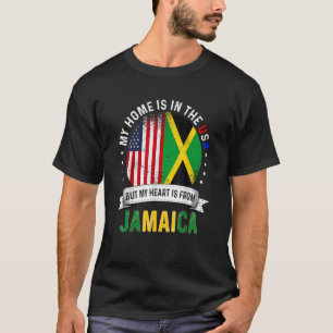 Jamaicaans Amerikaans patriothart komt van Jamaica T-shirt