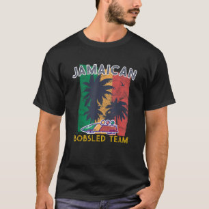 Jamaicaans Bobsled Team Jamaica Beach Summer Vacat T-shirt