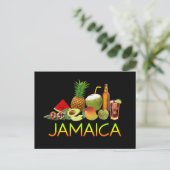 Jamaicaans eten briefkaart (Staand voorkant)