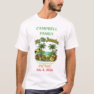 Jamaicaans familiedagje uit t-shirt