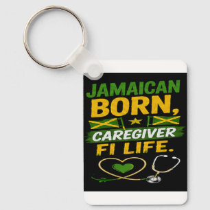 Jamaicaans Geboren Verzorger voor het Leven Sleutelhanger