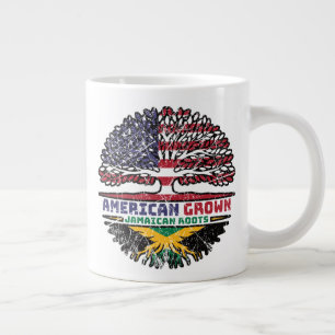 Jamaicaans Jamaica VS Amerikaans Verenigde Staten Extra Grote Beker