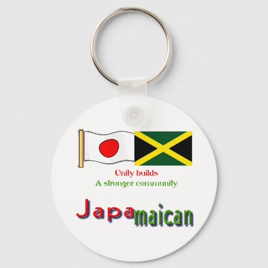 jamaicaans-japans sleutelhanger (Voorkant)