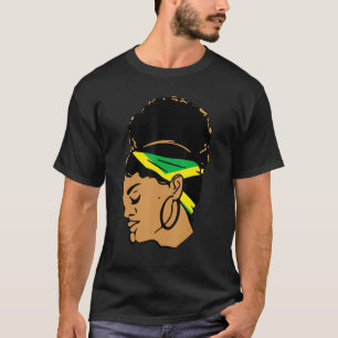 Jamaicaans meisje Proud Jamaica Vrouwen Jamaica T-shirt