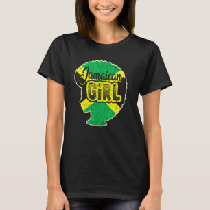 Jamaicaans meisje Proud Jamaica Vrouwen Jamaica T-shirt