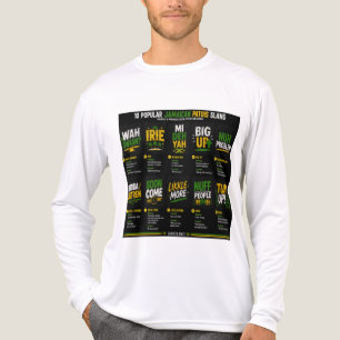 Jamaicaans Patois-slang Tri-Blend Shirt