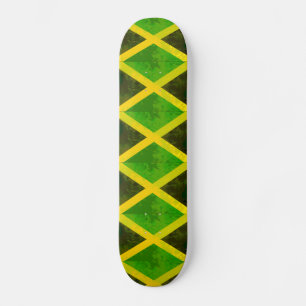 Jamaicaans vlagontwerp skateboard