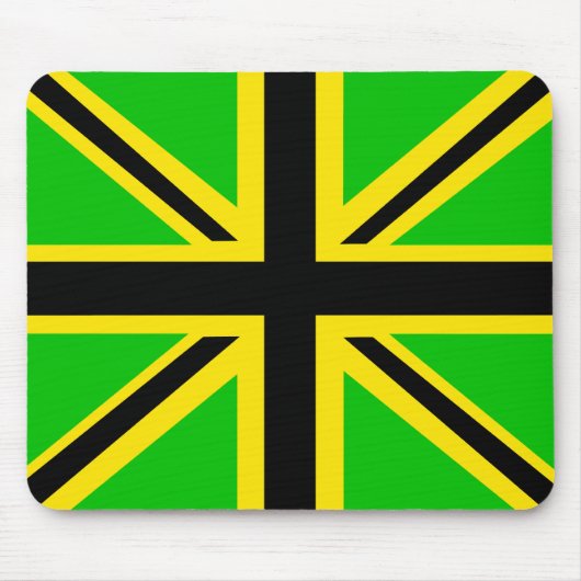 Jamaicaanse Britse vlag Mousepad Muismat (Voorkant)