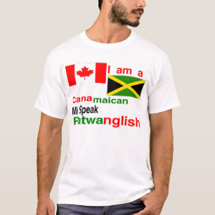 Jamaicaanse canadese mannen t-shirt