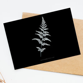 Jamaicaanse Goudrugvaren, Gymnogramma Sulphurea Briefkaart