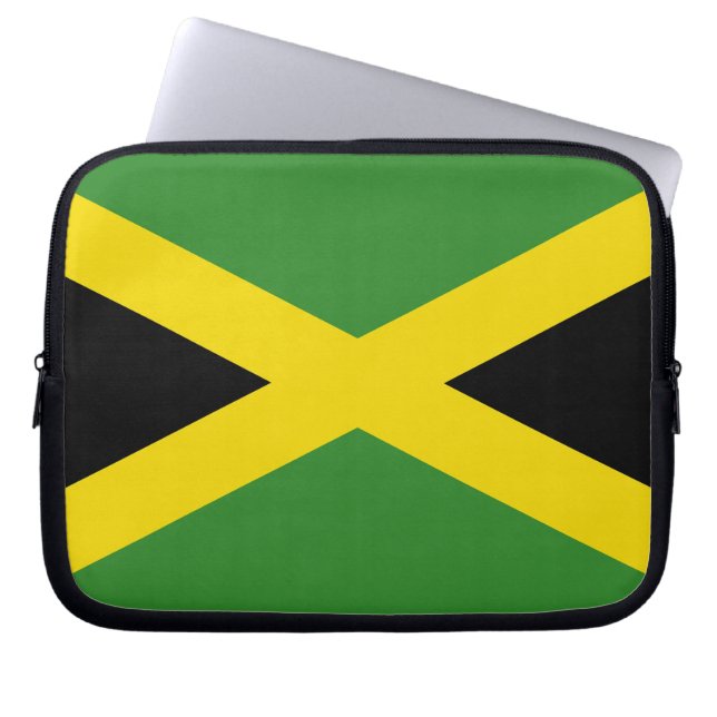 Jamaicaanse laptophoes laptop sleeve (Voorkant)