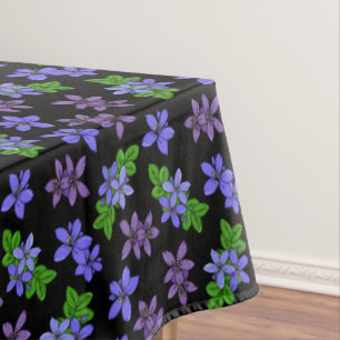 Jamaicaanse Lignum Vitae Bloemen Caribische Keuken Tafelkleed