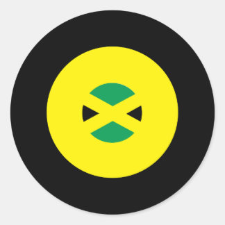Jamaicaanse mod ronde Sticker