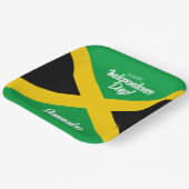 Jamaicaanse Onafhankelijkheidsdag Jamaica National Papieren Bordje (Gebogen)