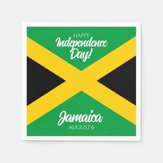Jamaicaanse Onafhankelijkheidsdag Jamaica National Servet (Voorkant)