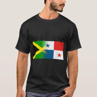 Jamaicaanse Panamese vlag Jamaica Panama T-shirt