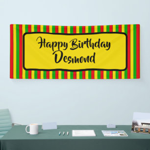 Jamaicaanse Rasta Happy Birthday Party Spandoek