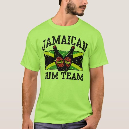Jamaicaanse Rum Team T-shirt (Voorkant)
