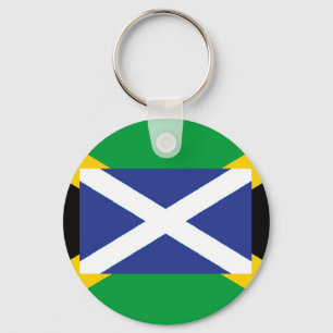 Jamaicaanse Schotse vlag - Jamaica - Schotland Sleutelhanger