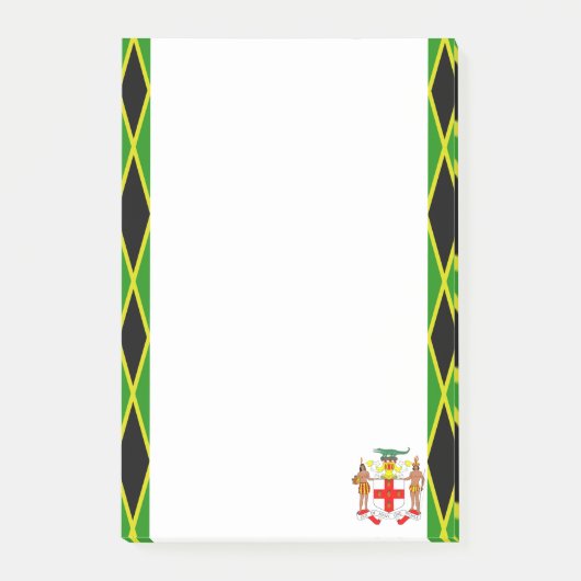 Jamaicaanse strempenvlag post-it® notes (Voorkant)