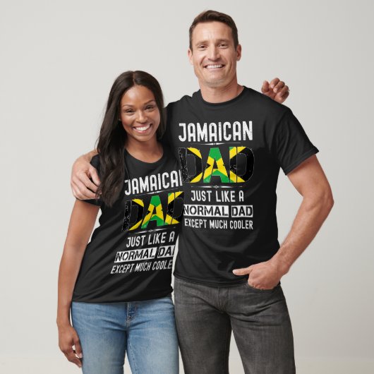Jamaicaanse vaders Dag Jamaica Vlag Mannen Birthda T-shirt (Unisex)