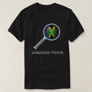 Jamaicaanse vingerafdrukvlag t-shirt