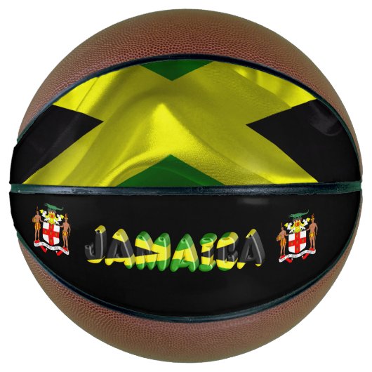 Jamaicaanse vlag basketbal (Voorkant)